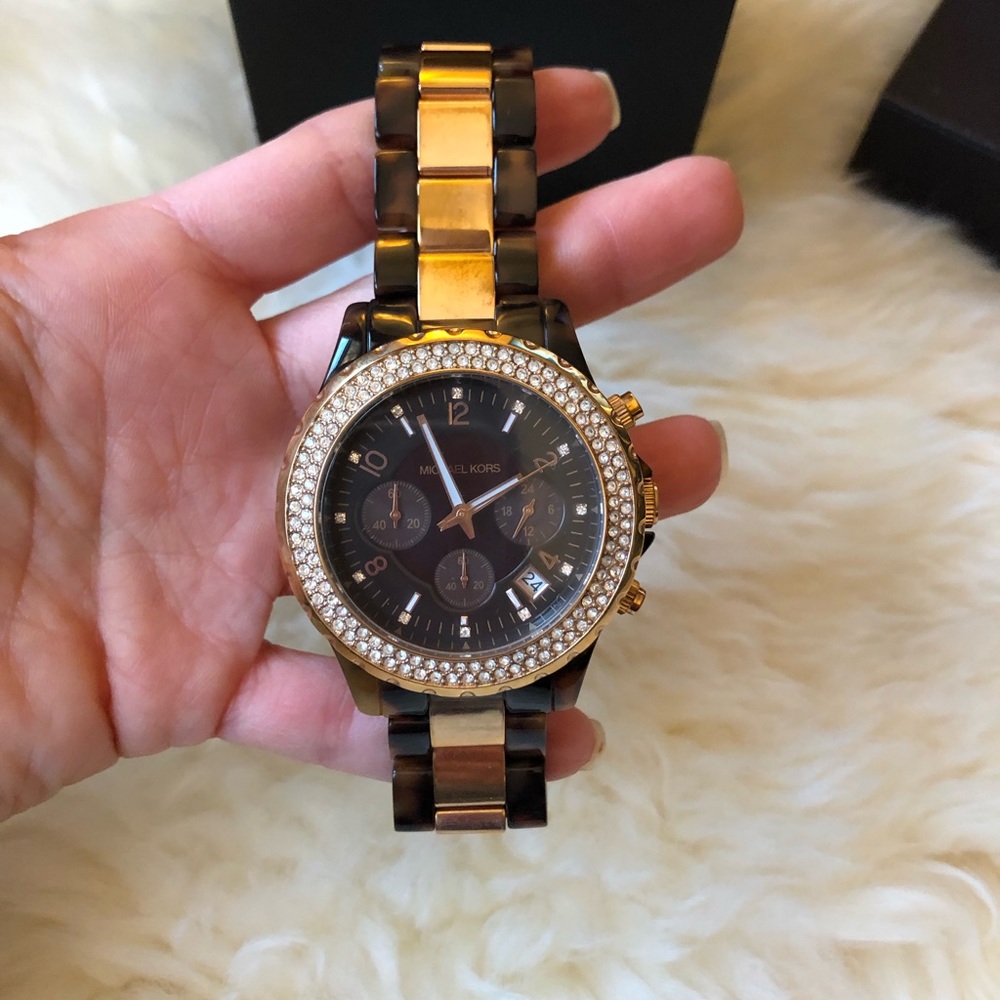 Michael Kors Rose Gold tortoise MK5416